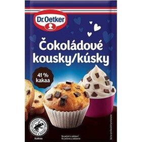 Dr. Oetker Čokoládové kúsky 41 % (70 g) - Dr. Oetker - Dr. Oetker