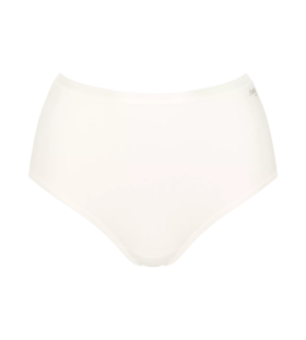Dámske bavlnené nohavičky GO Daily s vysokým pásom - WHITE - biela 00GZ - SLOGGI WHITE S