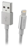 SBS strieborná / Kábel USB-A - Lightning / 10 W / 1 m / MFI (TECABLEUSBIP589BS)