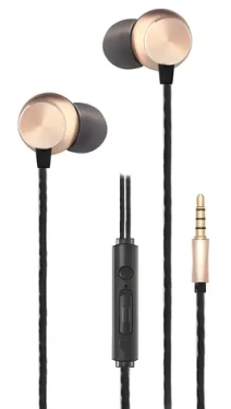 2GO Deluxe čierna, zlatá / Slúchadlá / Do uší / Mikrofón / Jack 3,5 mm (795962)