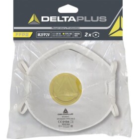 Respirátory FFP2 Delta Plus M2FP2V - balenie 2ks Farba: Biela