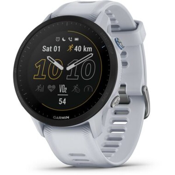 Garmin Forerunner 955 biela / športové hodinky / GPS / BT / Wi-Fi / prehr. hudby / merač tepu / krokomer (010-02638-31)