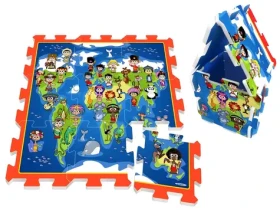 STAMP Penové puzzle Mapa sveta