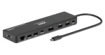 PORT CONNECT Cestovná dokovacia stanica USB-C / Dokovacia stanica / 1x 4K / 3x Full HD / USB-C PD 100W / 9 portov (901906V2)