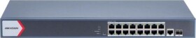 Hikvision 18 prievadų, 16 PoE prievadų komutatorius Hikvision DS-3E1518P-EI/M