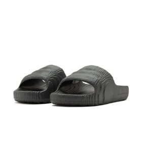Pánske adidas Adilette 22 Grey Five lifestyle módne na leto čierne (HP6522) 38