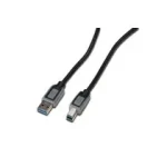 Digitus USB 3.0 kábel A/samec na B-samec 1,8 m, čiernošedý (DK-112301)