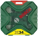 BOSCH 2607010608 / Sada vrtákov a skrutkovacích bitov (34 ks) (2.607.010.608)
