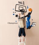 Samolepka Basketbalista Veľkosť: 90 x 100 cm