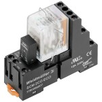 Weidmüller DRMKIT 24VDC 4CO LD reléový modul, 24 V/DC, 5 A, 4 prepínacie, 10 ks; 1542410000