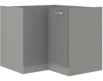 Dolná rohová kuchynská skrinka Grey 90ND, 90 cm%