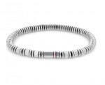 Tommy Hilfiger Originálny korálkový náramok z ocele Pulsera 2790381