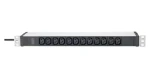 Digitus PDU DN-95426 čierna / Zásuvková lišta / 19" / 1U / 12x C13 / 16 A / 2 m (DN-95426)