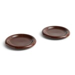 HAY Tanier Barro Burgundy Ø 18 cm – sada 2 ks