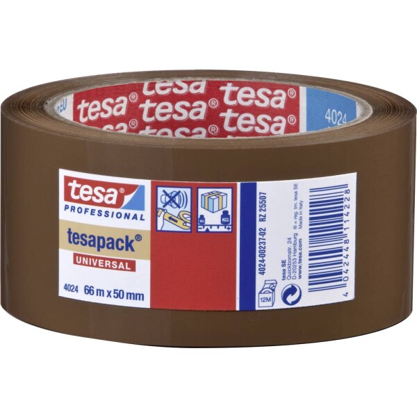 Tesa UNIVERSAL 04024-00237-04 baliace lepiaca páska tesapack® 4024 hnedá (d x š) 66 m x 50 mm 1 ks; 04024-00237-04