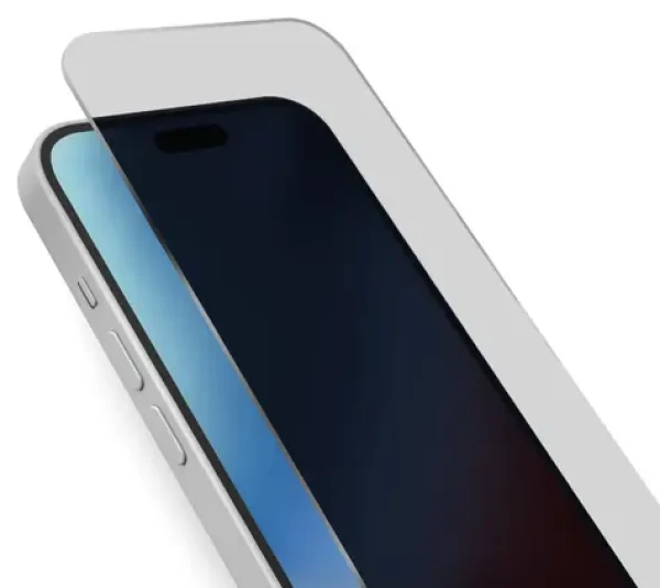SBS Tvrdené sklo Privacy pre Apple iPhone 15 PLUS transparentné / Ochranné sklo / Privacy filter