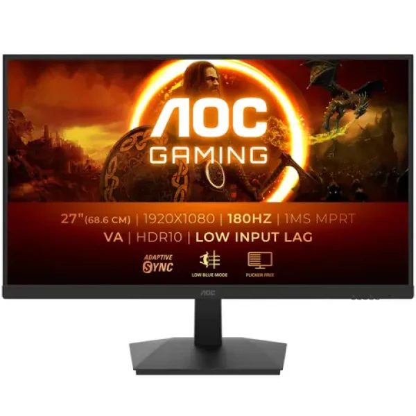 27" AOC Gaming 27G15N2 čierna / VA / 1920x1080 / 16:9 / 1ms / 80mil: 1 / 300cd-m2 / HDMI + DP / VESA (27G15N2)