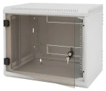 Triton rozvádzač 9U/500mm / Nástenný rozvádzač / 19" / jednodielny / vylamovací otvor pre ventilátor (RBA-09-AS5-CAX-A6)