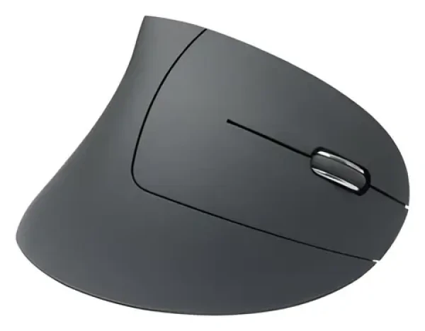 MediaRange Ergonomická myš pre pravákov čierna / Myš / bezdrôtová / optická / 1600 DPI / 6 tlačidiel (MROS232)