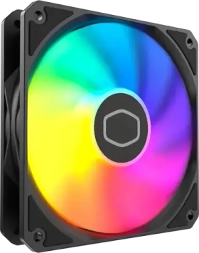 Cooler Master MasterFan MF120 Lite ARGB čierna / Ventilátor / 120 mm / Sleeve Bearing / max. 30 dB / 70,5 CFM / 4-pin PWM (MFW-B2DN-17NPA-R1)