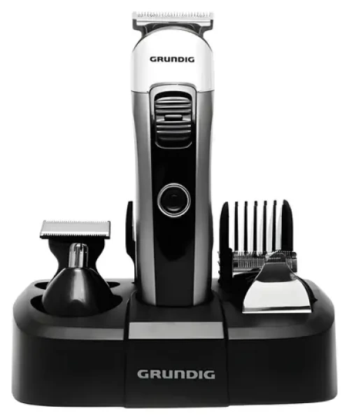Grundig MGK 6841 čierno-strieborná / Zastrihávač vlasov / LED displej / Li ION batéria (GMS3240)