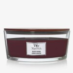 WoodWick Black Cherry Elipsa 453.6g - sviečka loď / doba horenia: až 40 h (5038581056821)