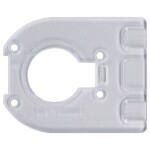 Základná doska PRO, polkruhová, 7 x 93 x 118 mm Bosch Accessories 2608001110; 2608001110