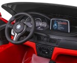 Mamido Elektrické autíčko BMW X6 M dvojmiestne XXL lakované červené