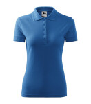 Dámske tričko Pique Polo azure blue XS