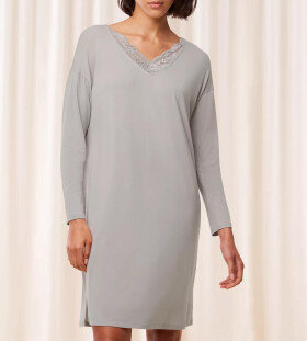 Dámska nočná košeľa Timeless Sensuality NDK LSL - GRAY - sivá 7816 - TRIUMPH GRAY 42