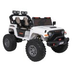 Mamido Elektrické autíčko Extreme Sport 4x4 s premenlivou veľkosťou bielej