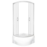 KERRA - Kabína sprchová Lava 90 (s hlbokou vaničkou) 5907548114334