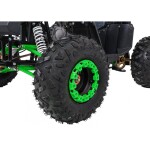 Mamido Detská benzínová štvorkolka RamiGO WILDPEAK 110CC čierno-zelená
