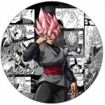 Jedlý papier Dragon Ball Black Goku 19,5 cm - Pictu Hap - Pictu Hap