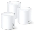 TP-LINK Deco X60 (3-pack) / WiFi 6 systém MESH AX3000 / Dual-band / 2.4GHz - 574Mbps / 5GHz - 2402Mbps / 2x GLAN