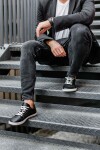 Tenisky Shapen Feelin Uni Black&white Leather 38 EUR