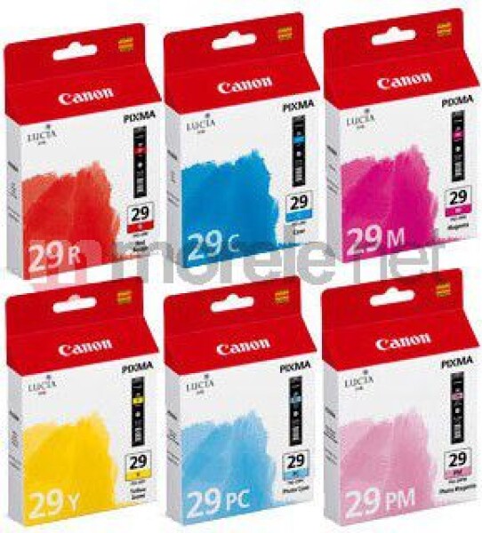 Canon Toner PGI-29 MULTIPACK (cyan, magenta, yellow, photo cyan, photo magenta, red)