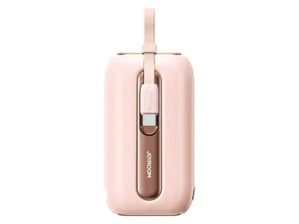 Joyroom JR-L012 Colorful ružová / Power Bank / 10000mAh / 22.5W / kábel USB-C a Lightning / 1x USB-C / 2.4A (JR-L012 Pink)