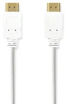 Nedis HDMI kábel s Ethernetom 2 m biela / Kábel HDMI / 4K 60 Hz / ARC / 18 Gbps (CVGL34060WT20)