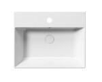 GSI - KUBE X keramické umývadlo 60x47cm, brúsená spodná hrana, biela ExtraGlaze 94319111