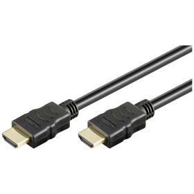 Goobay HDMI prepojovací kábel Zástrčka HDMI-A, Zástrčka HDMI-A 20.00 m čierna 38523 4K UHD, pozlátený, eARC HDMI kábel; 38523