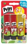 Pritt Lepiaca tyčinka 22 g 2+1 / Tyčinkové lepidlo / balenie 3 ks (9H PBS2B)