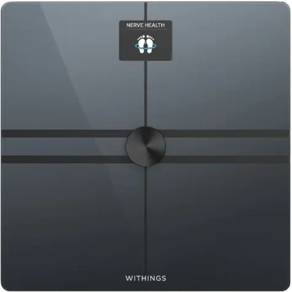 Withings Body Comp čierna / Múdra osobná váha / nosnosť 200kg / Bluetooth / WiFi (WBS12-Black-All-Inter)