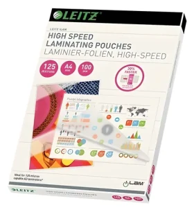 Leitz iLAM A4 / Laminovacie vrecká / 125 mic / 100 ks (74300002)