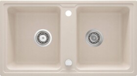 DEANTE DEANTE - Zorba beige - Granitový drez, 2 - bowl ZQZ_5203
