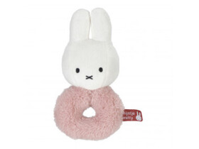 Little Dutch Hrkálka králiček Miffy Fluffy Pink / od narodenia (NIJN907LD)