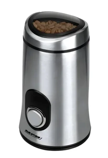 MpM MMK-02M čierna, strieborná / Mlynček na kávu / 150 W / nožový / kapacita 50 g (MMK-02M)