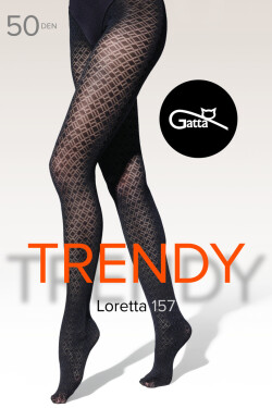 LORETTA - 157 mikrovlákno 50 DEN nero 2-S