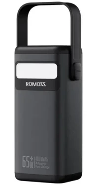 Romoss PMT40 40000mAh čierna / Powerbanka / 65W / 2x USB-A + 1x USB-C + 1x Lightning (PMT40-182-2133H)