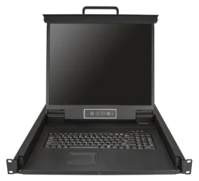 StarTech 1U 19" LCD KVM konzola / KVM konzola / VGA / 1280x1024 / 19" rack / čierna (RKCONS1901)